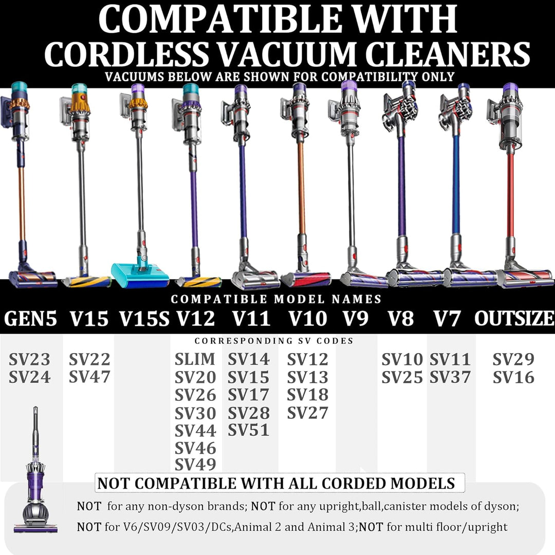 Fullclean Befestigungsset für Dyson Gen 5 V15 V12 V11 V10 V7 V8 Absolute Detect Cyclone Fluffy Mattr