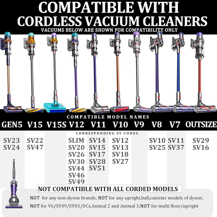 Fullclean Befestigungsset für Dyson Gen 5 V15 V12 V11 V10 V7 V8 Absolute Detect Cyclone Fluffy Mattr