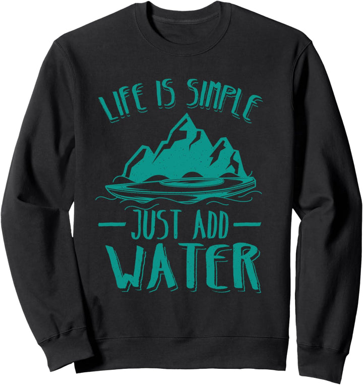 Kajakfahren Paddeln Wildwasserkajak Sweatshirt