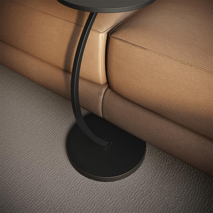 Vicco Beistelltisch Alvio, Schwarz, 40 x 60 cm | als Ablagefläche für Wohnzimmer oder Schlafzimmer e