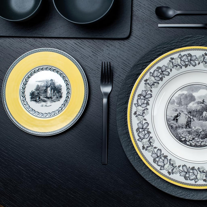 Villeroy und Boch Audun Chasse Brotteller, Premium Porzellan, 16 cm 16 cm Landhaus & Rustikal, 16 cm