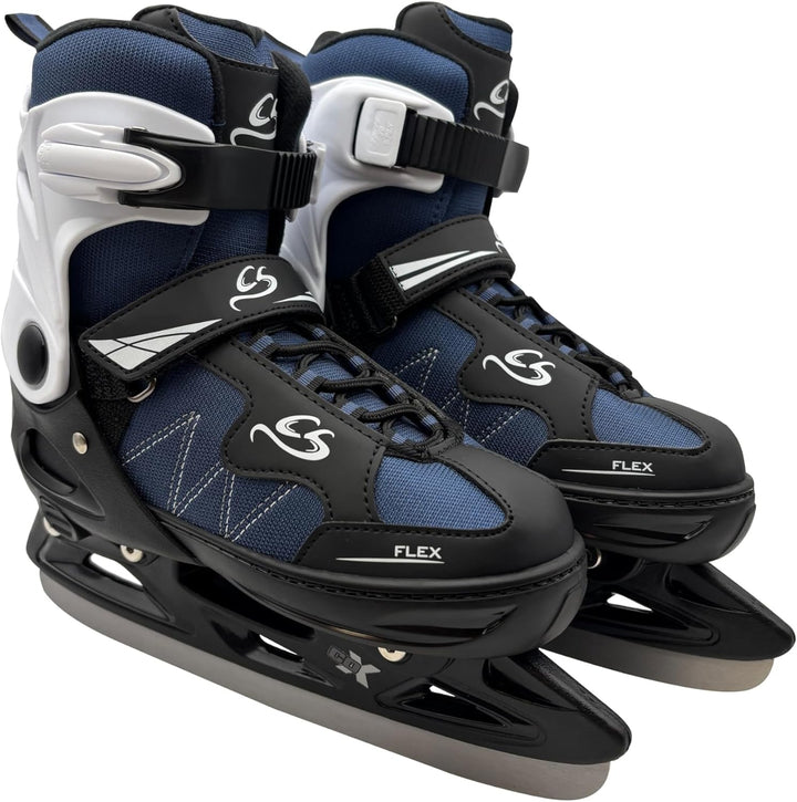 Cox Swain verstellbare Schlittschuhe Frosty, Eislaufschuhe für Kinder, Jugendliche und Erwachsene bi