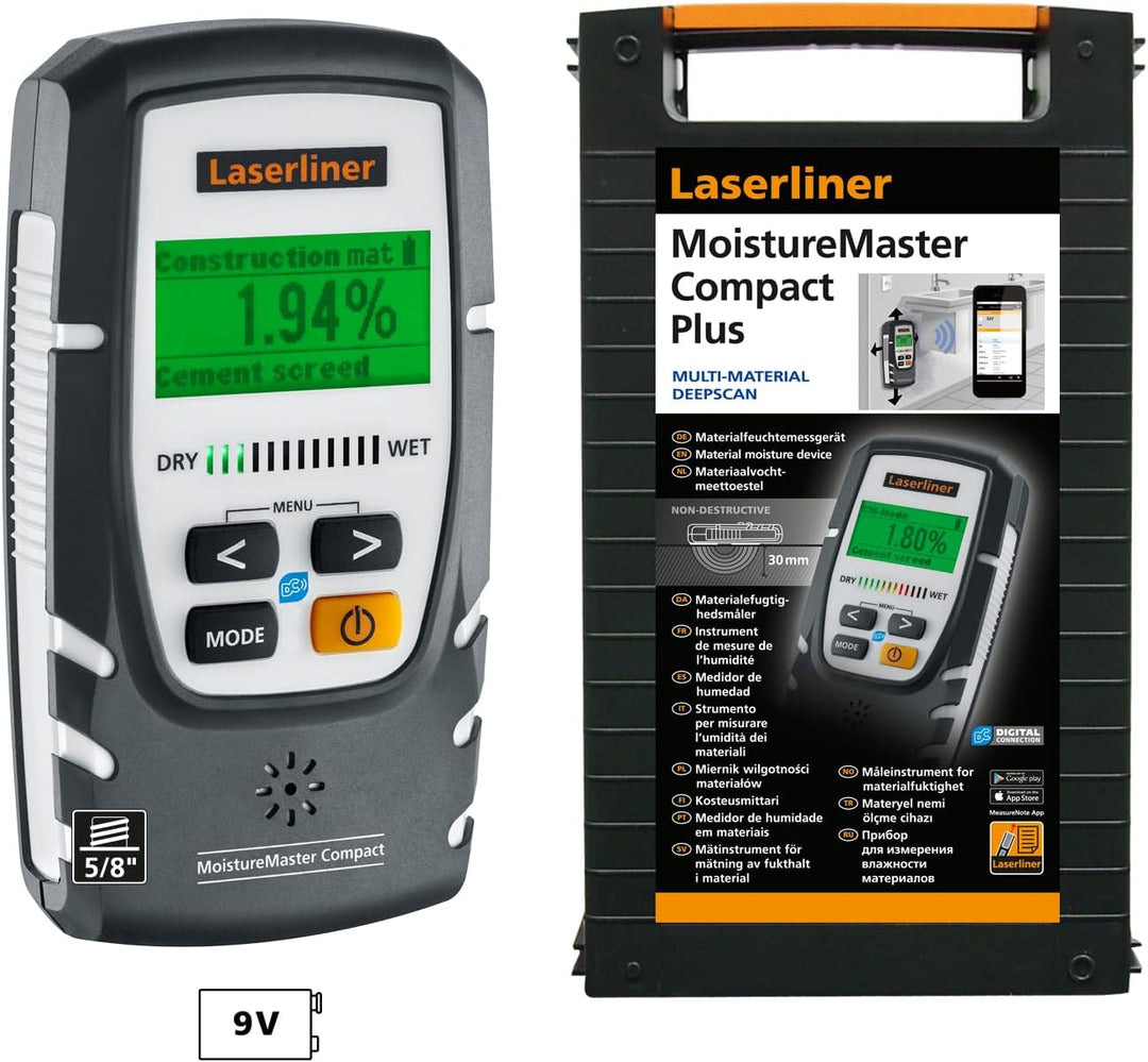 Umarex Laserliner MoistureMaster Compact Plus Luft- und Materialfeuchtemessgeräte (Messung der Mater