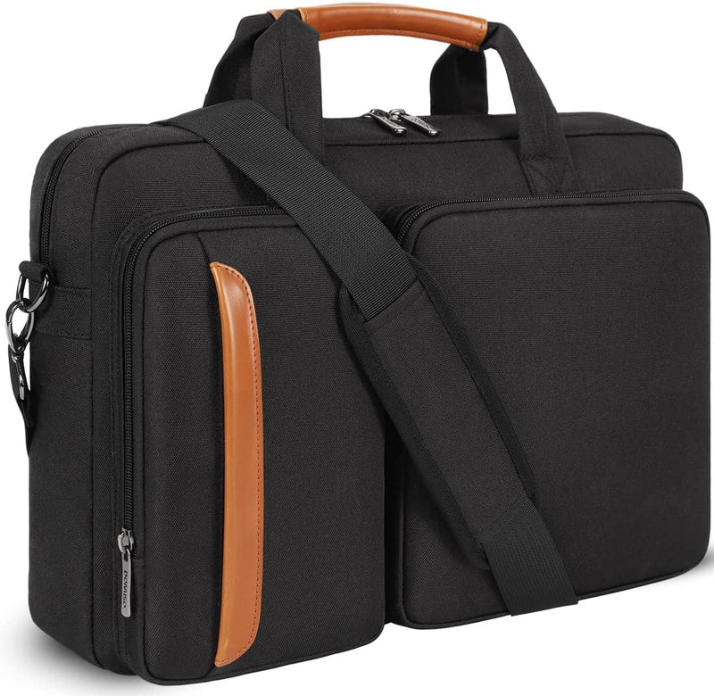 DOMISO 17,3 zoll Laptoptasche Schultertasche Wasserdicht Business Aktentasche Notebooktasche für 17-