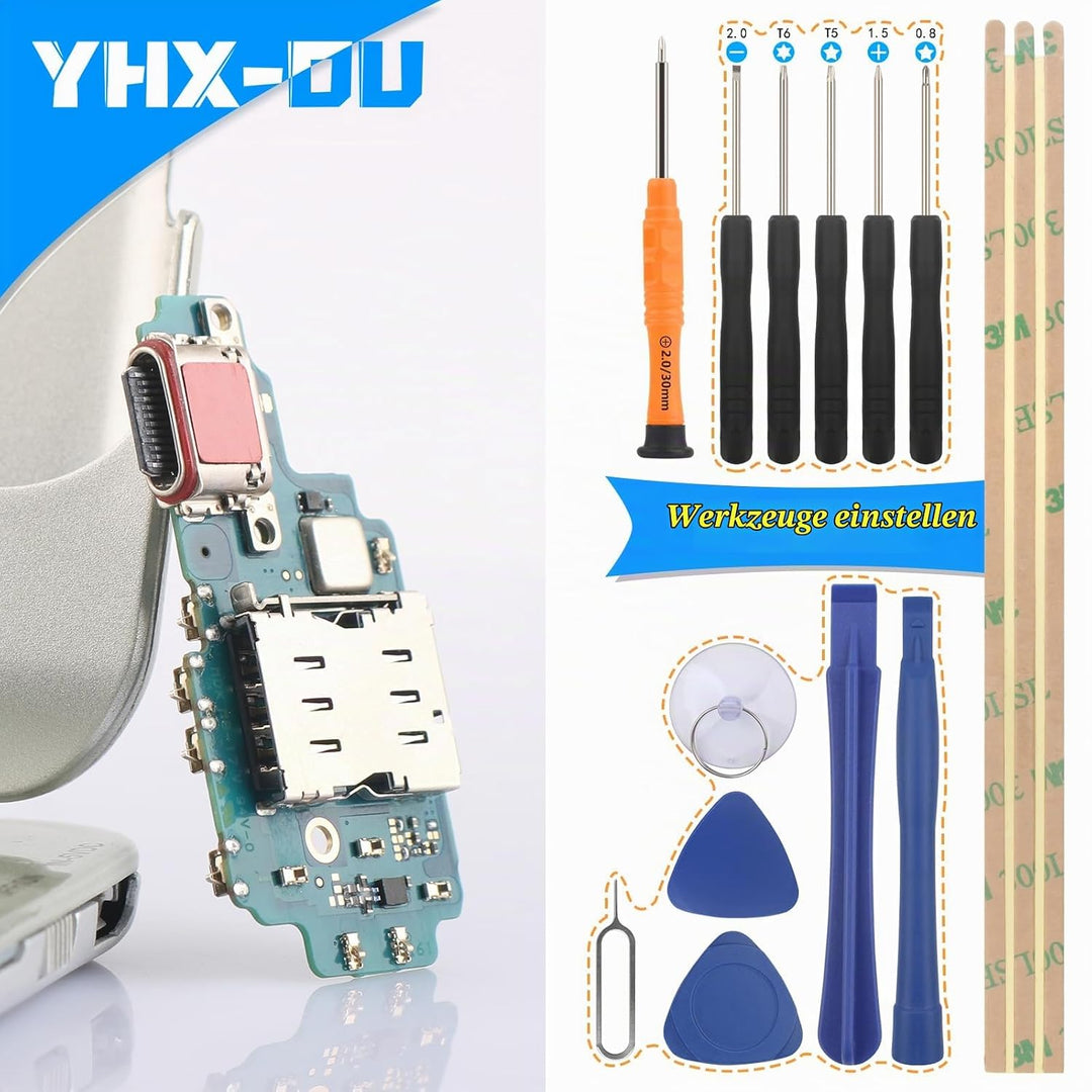 Ladebuchse für Samsung Galaxy S23 Ultra 5G S918B Dock Connector Port Charger LadePort Mikrofon Audio