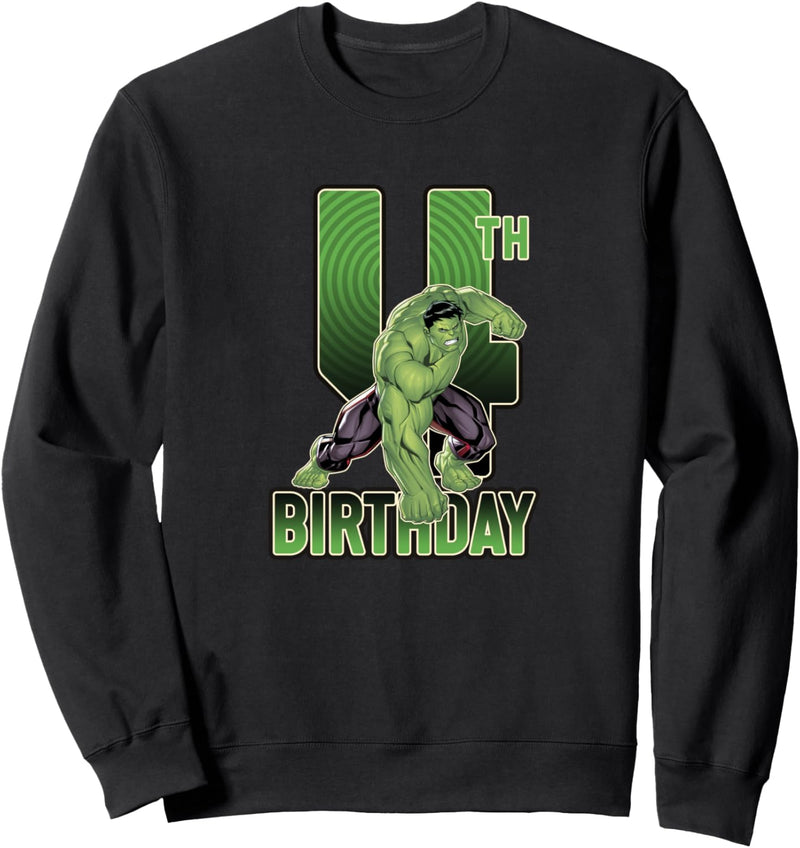 Marvel Hulk Smash 4th Birthday Graphic Sweatshirt