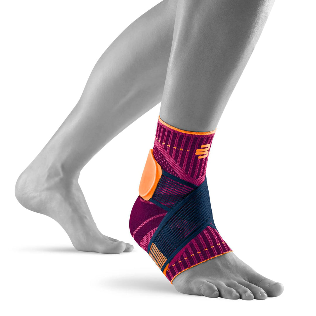Bauerfeind Sprunggelenkbandage „Ankle Support“ Unisex, 1 Sprunggelenk Bandage für Sport wie Fussball