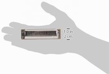 Hohner 1896BX-C Marine Band in C, Chrome, 10 Single, Single