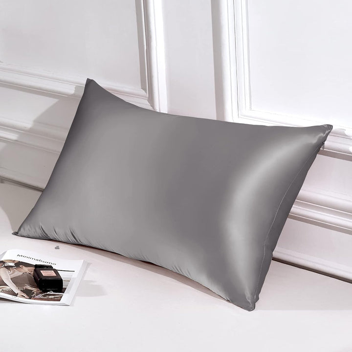 THXSILK Seidenkissenbezug 40x80 cm - Doppelseitige 100% Maulbeerseide - Hypoallergen mit Versteckter