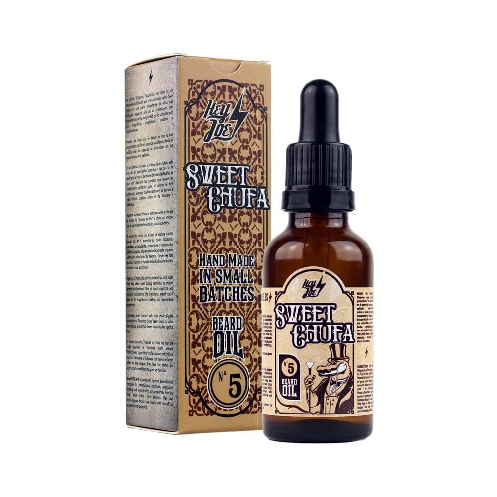 HEY JOE! Beard Oil N° 5 Sweet Chufa | Natürliches und Erfrischendes Bartöl Herren mit Zitronen- und