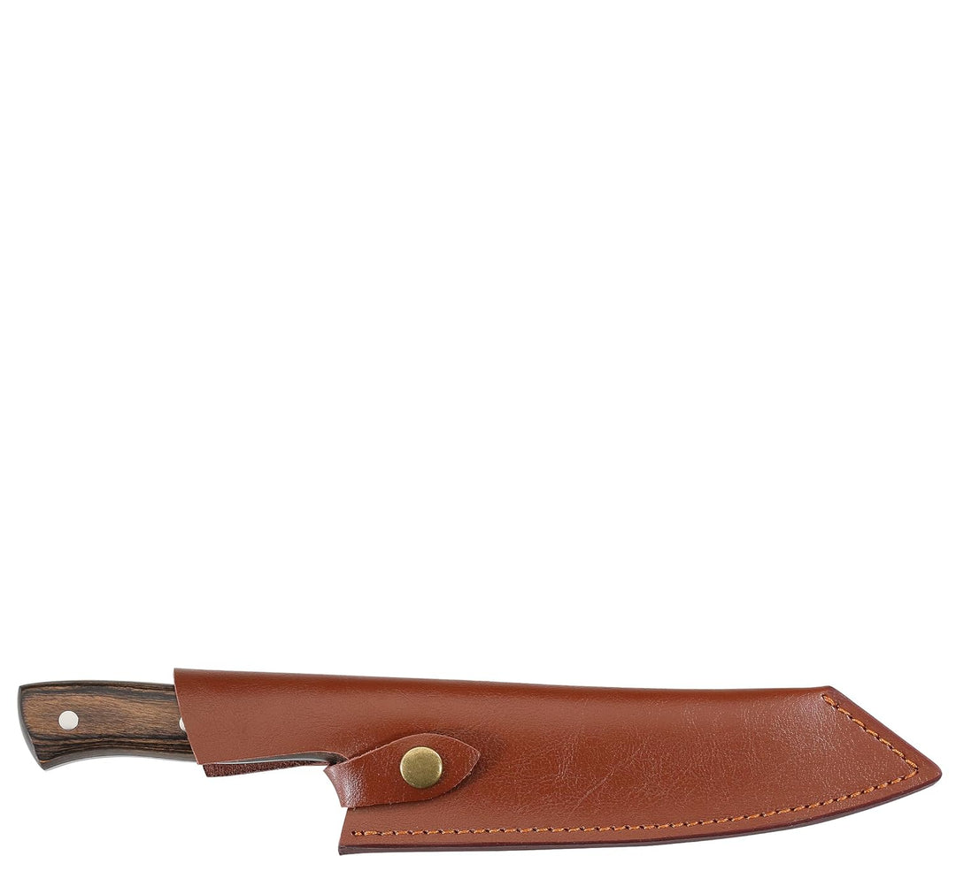 Zassenhaus Kochmesser HUNTER 19 cm, handgefertigter Klingenstahl mit Loch, Griff aus Pakkaholz, mit
