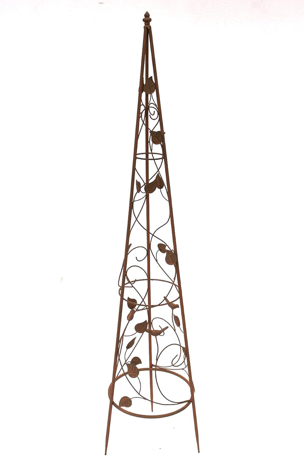 DanDiBo Rankhilfe Pyramide 082547 aus Metall 95 cm bis164 cm Kletterhilfe Rankgerüst Ranke (M - 118