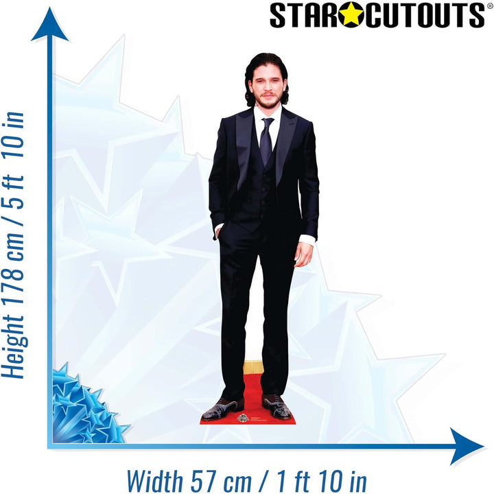 Kit Harington Star of Game of Thrones Jon Snow Pappe, Lebensgrösse