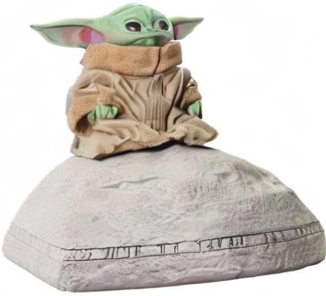 MERCHANDISING LICENCE Diamond Star Wars: The Mandalorian Milestones - Seeing Stone Grogu Statue (1/6