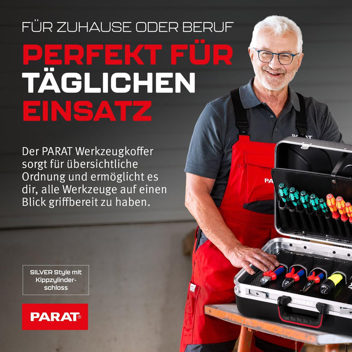 Parat Werkzeugkoffer Silver Style (Grösse L/Werkzeugtasche ohne Inhalt) 485040171 Grösse L Style, Gr