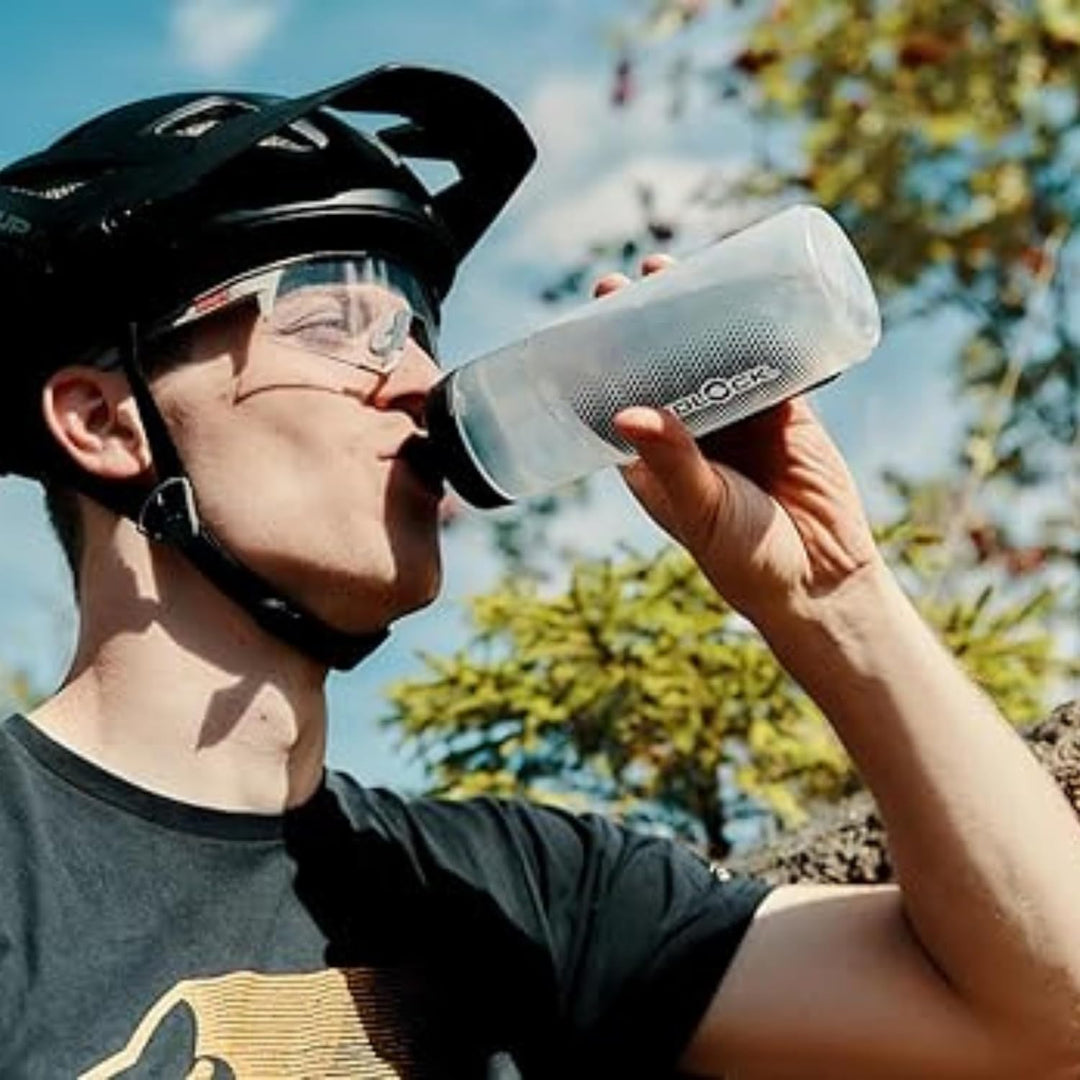 Fidlock Trinkflasche mit Bike Base Twist Set Transparent Gr. 600 ml