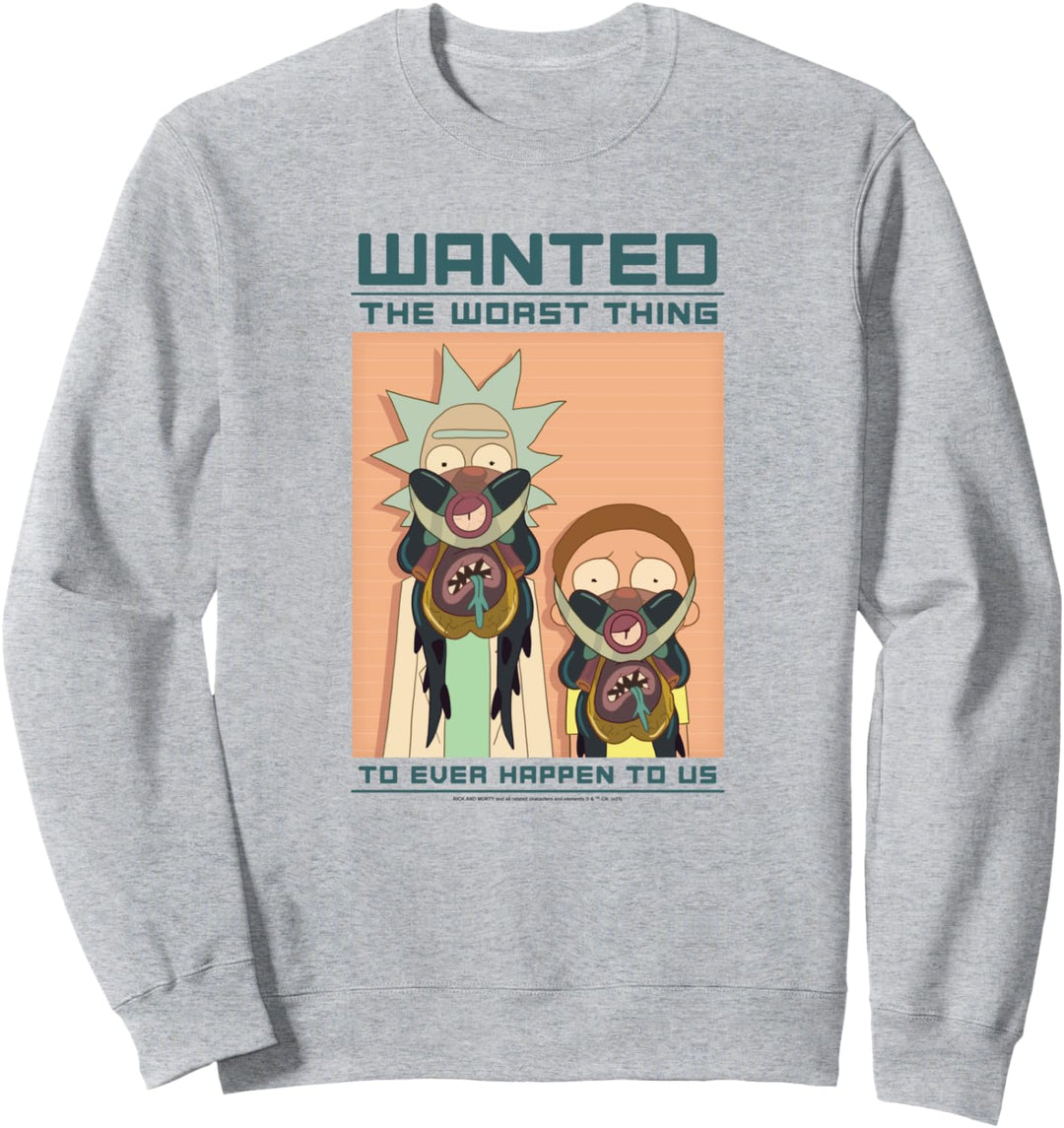 Rick and Morty Wanted Sweatshirt