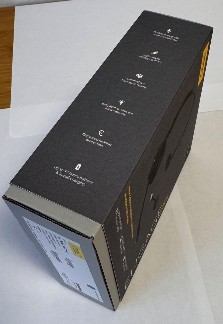Jabra Engage 55 schnurloses Mono-Ersatz-Headset - Mikrofon mit Geräuschunterdrückung, Gehörschutz -