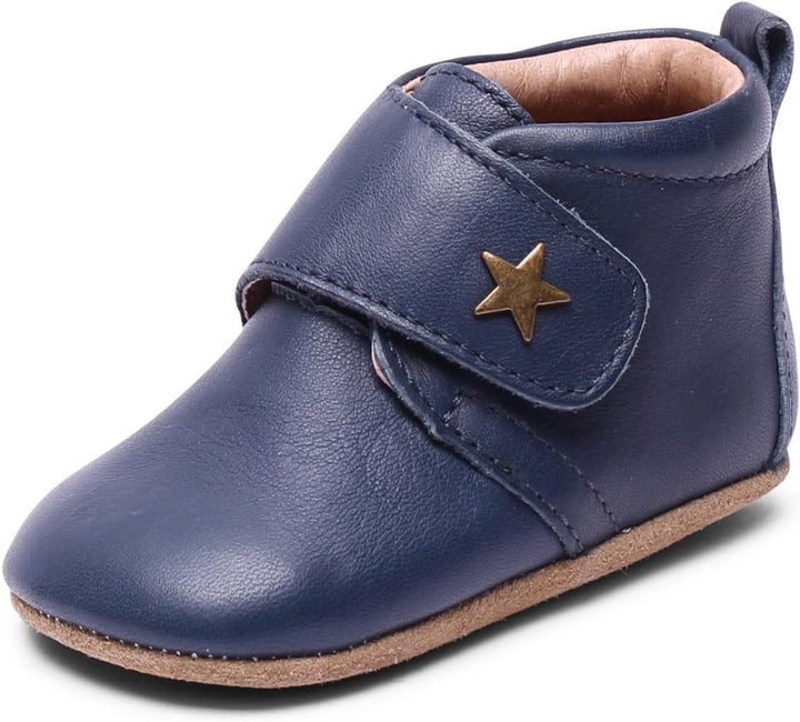 Bisgaard Unisex Baby Velcro Star Hausschuhe 24 EU Navy, 24 EU Navy