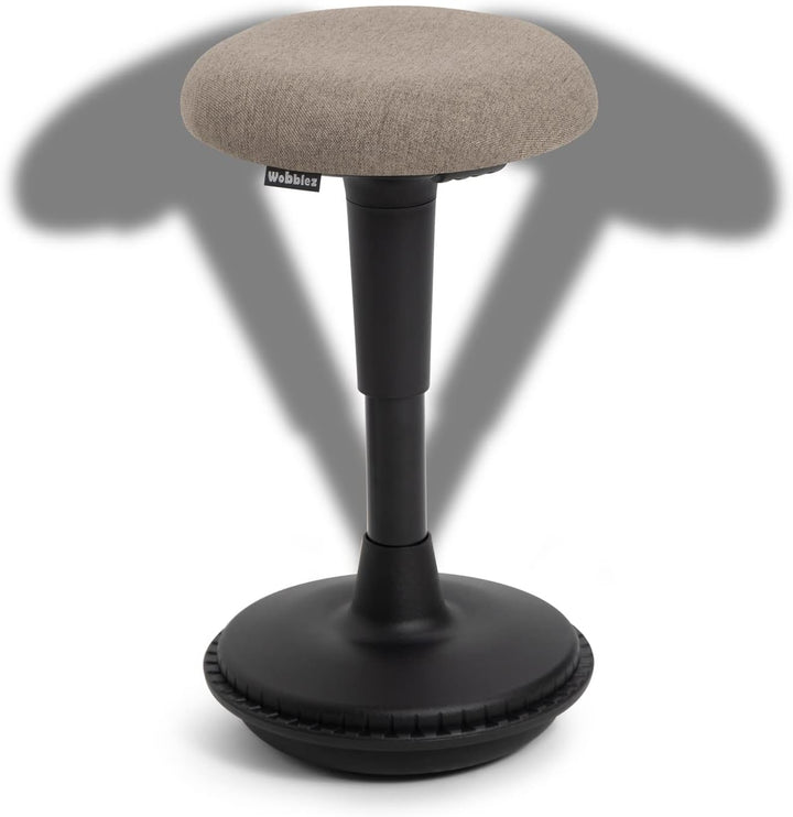 Wobblez ergonomischer Bürostuhl | Rückenschonender Wackelhocker Höhenverstellbar von 55-75 cm für ei