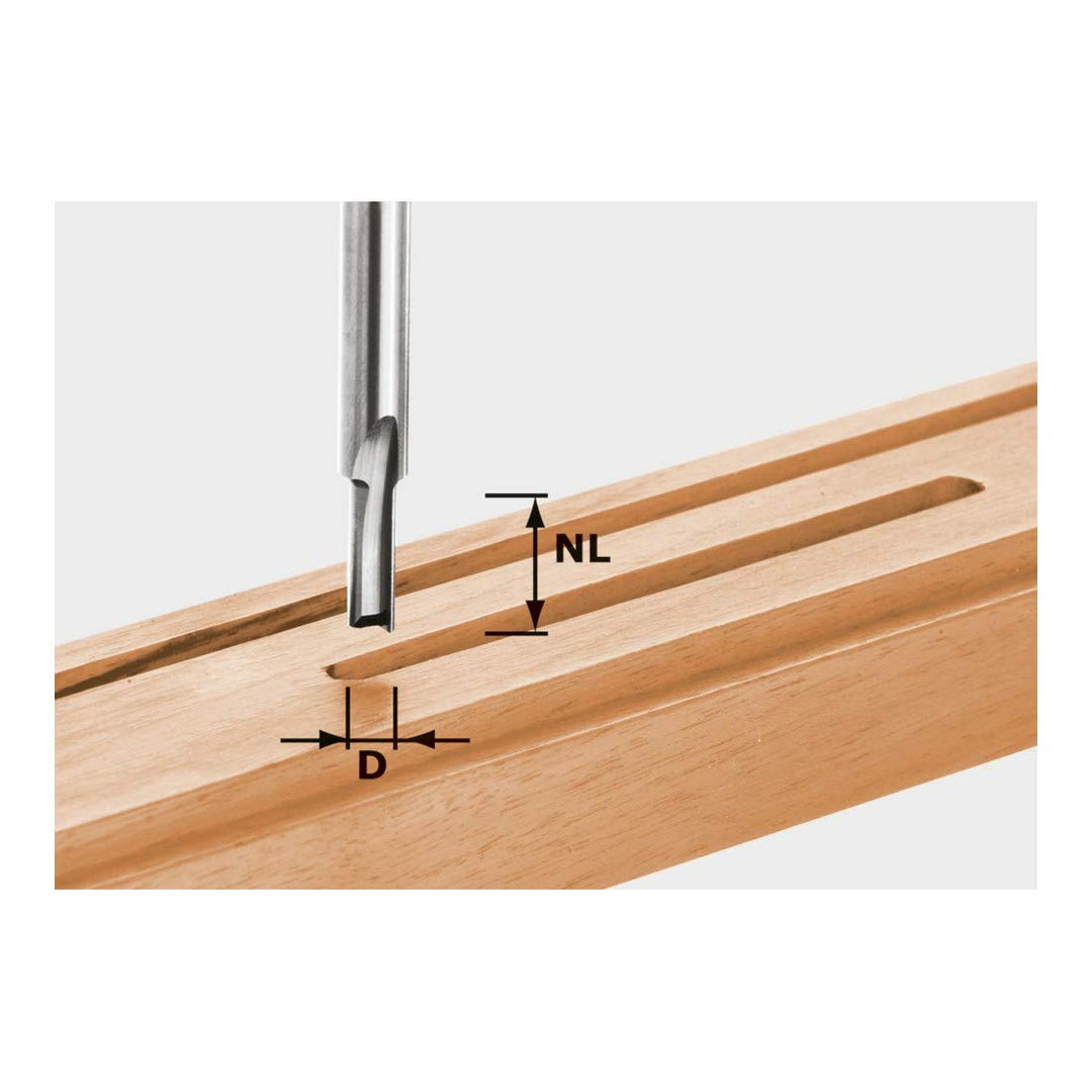Festool Nutfräser HW S8 D8/30 8 x 30 mm VHW, 8 x 30 mm VHW
