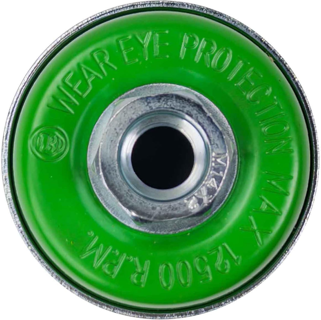 STIER Topfbürste Edelstahl, gezopfter Draht, für Winkelschleifer, Ø 65 mm, M14, Drahtstärke 0,5 mm,