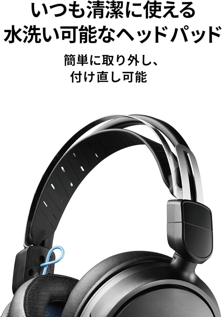 Audio-Technica GL3 Geschlossenes Hi-Fi-Gaming-Headset Schwarz Black, Black