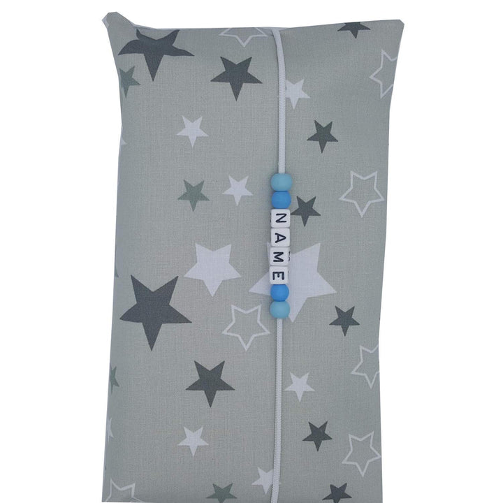 Grosse Windeltasche XXL mit Name Wickeltasche Innen glatte Baumwolle, Innen glatte Baumwolle