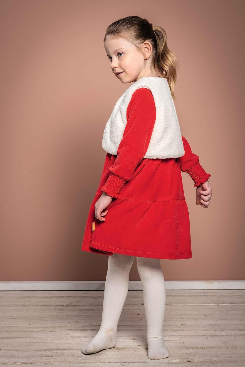Steiff Mädchen Einfarbig Kleid, 98