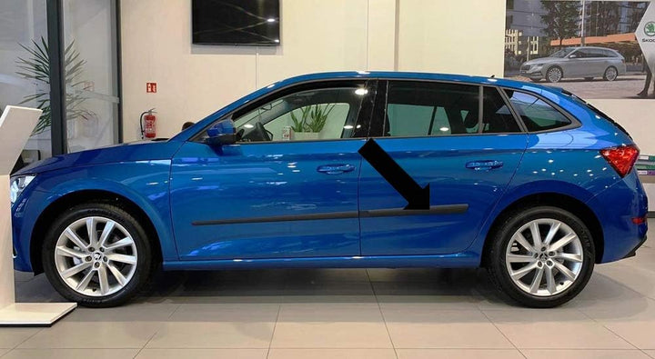 Spangenberg Seitenschutzleisten schwarz passend für Skoda Scala ab Baujahr 05.2019- F14 (3700014)