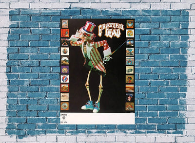 Grateful Dead - The Dead, 1991 » Konzertplakat/Premium Poster | Live Konzert Veranstaltung | DIN A1