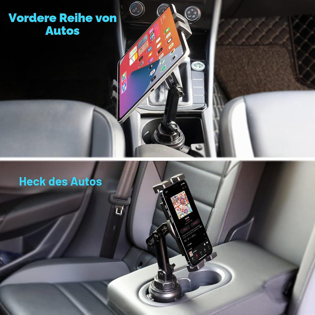 Oilcan Autohalterung Tablet Becherhalter, Getränkehalter KFZ iPad Halterung [Stabil &amp; Langlebig], Pk
