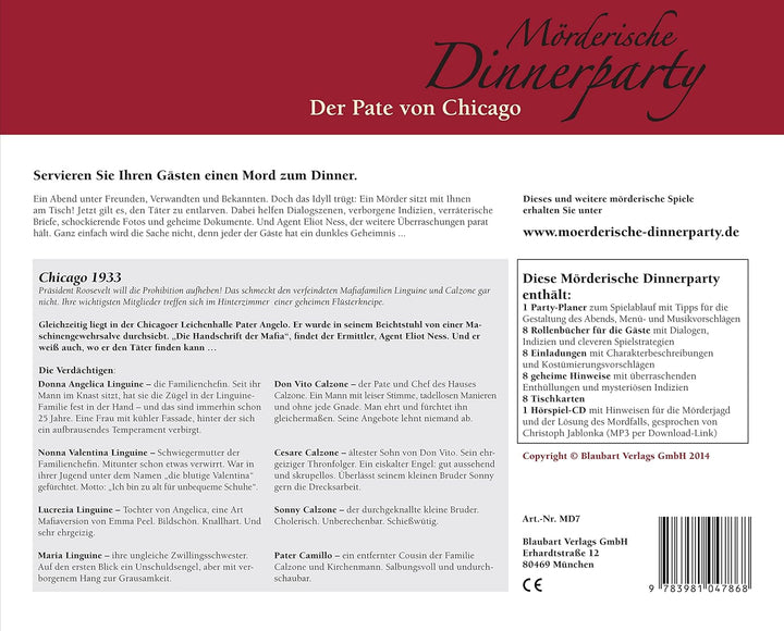 Fux, C: Mörderische Dinnerparty 7 Pate von Chicago