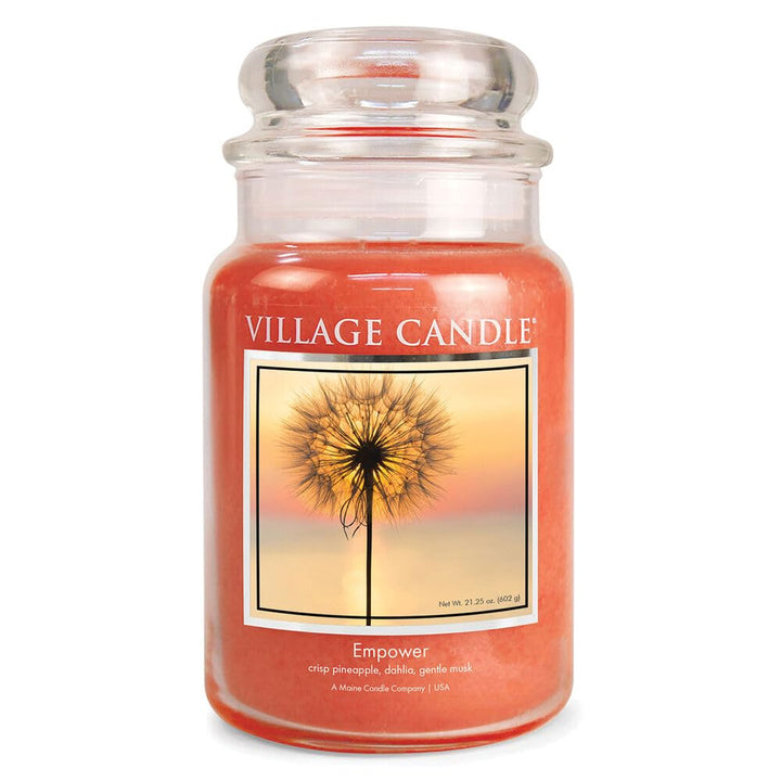 Village Candle Empower Duftkerze im Glas, Limited Edition