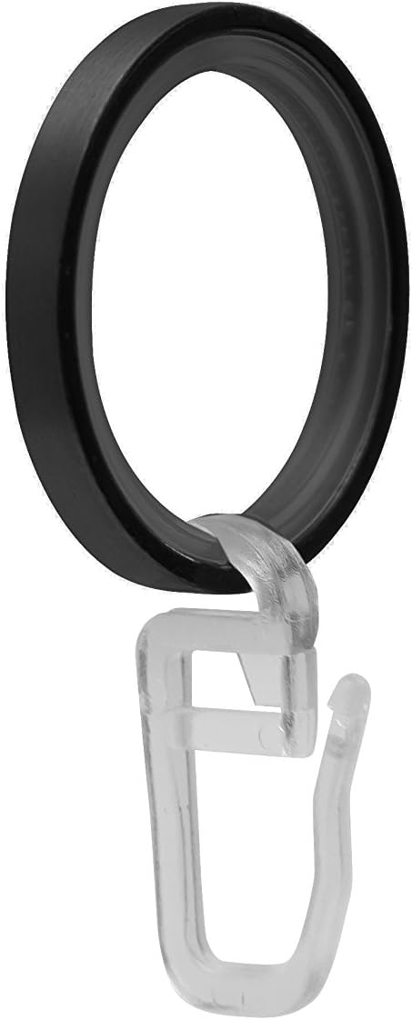 Garduna 100 FLACHRINGE | schwarz | Set à 100 Stück | Metall - mit Gleiteinlage | für Ø16 & Ø20mm Gar