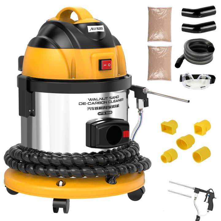 AUTOOL HTS558 Strahlgeräte Nussschalen Strahlgerät, Automotor-Einlassventil-Reinigungsmaschine 220V