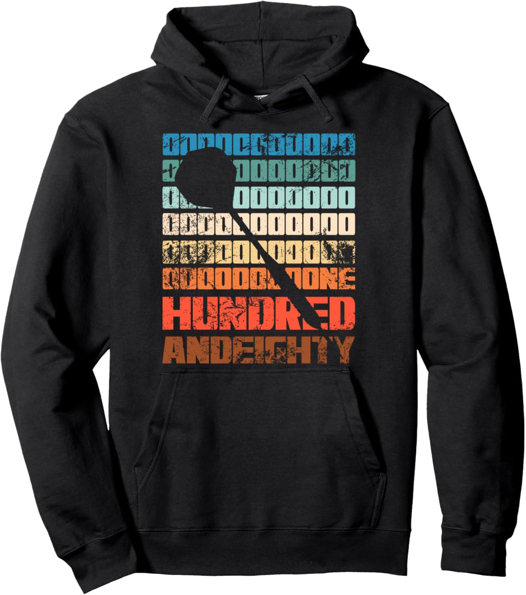 Dart Onehundredandeighty Dartspieler 180 Darts Geschenk Pullover Hoodie