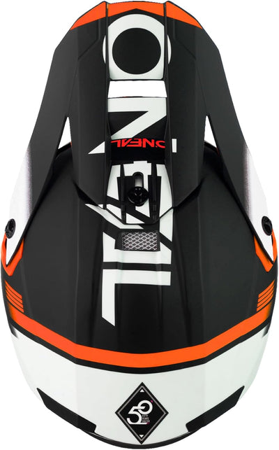 O'NEAL 10SRS Hyperlite Helm, Black/Neon Yellow