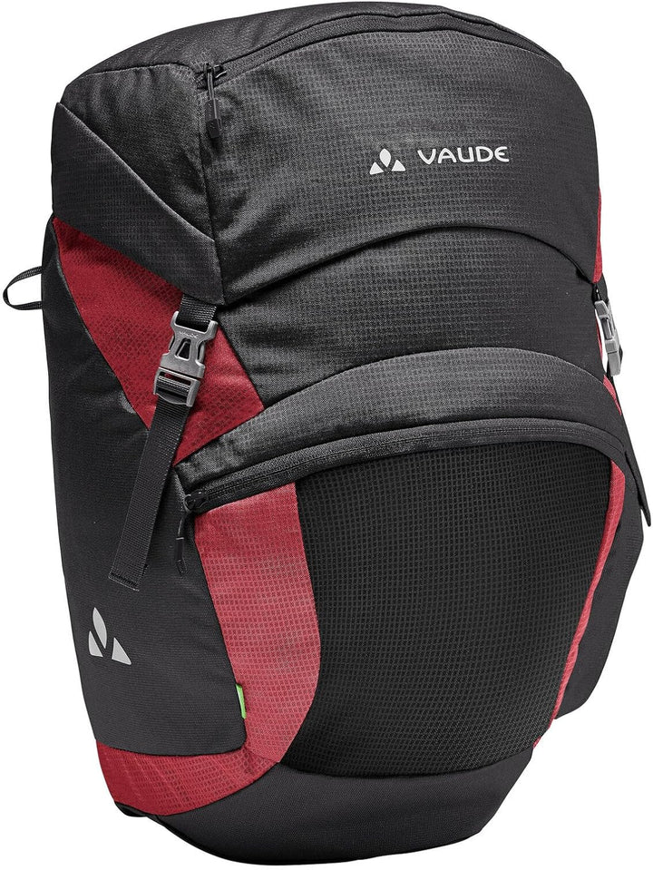 Vaude OnTour Back Hinterradtaschen, Einheitsgrösse Einheitsgrösse Black/Carmine, Einheitsgrösse Blac