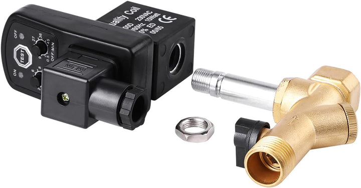 G1/2 DN15 Automatisches Ablassventil, Luftkompressor-Ablassventil, Elektronisches Zeitgesteuertes Ab