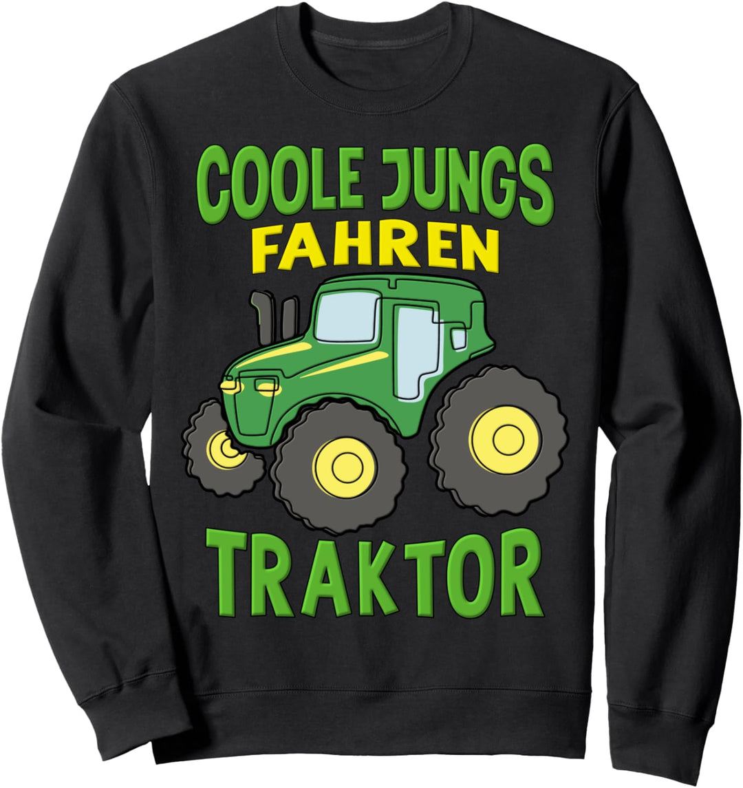 Landwirt Kinder Trecker Junge Coole Jungs fahren Traktor Sweatshirt
