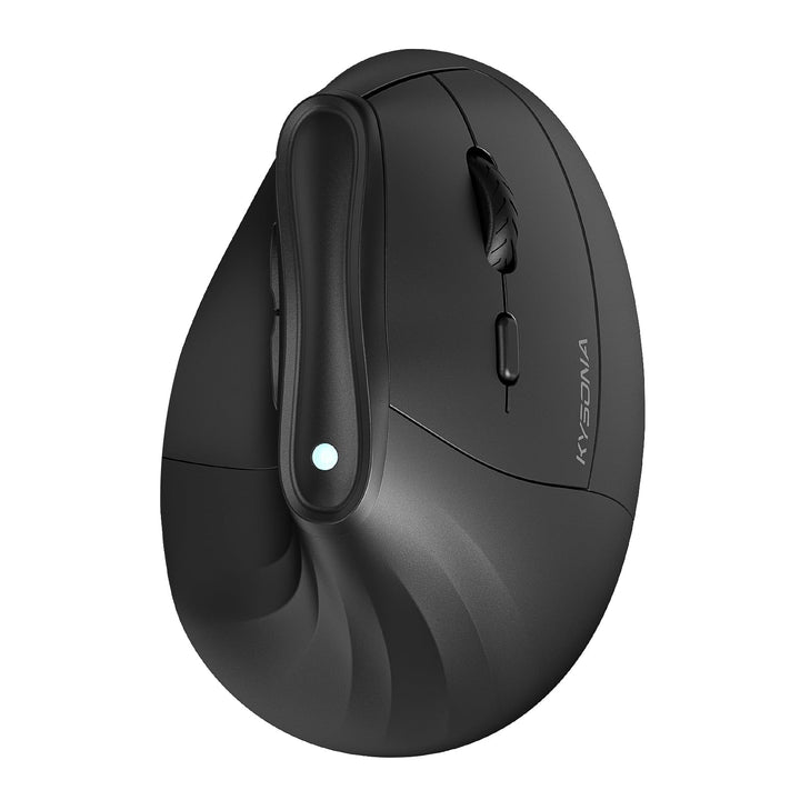 KYSONA 57° Ergonomische Kabellose Tower Maus, Vertikale Leise Ergo Maus, Bluetooth (BT5.0,BT3.0)&2.4