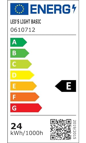 proventa IP65 LED-Feuchtraumleuchte 120cm mit 18W LED-Röhre 2.160 Lumen Klappdeckel Steckklemme Kabe