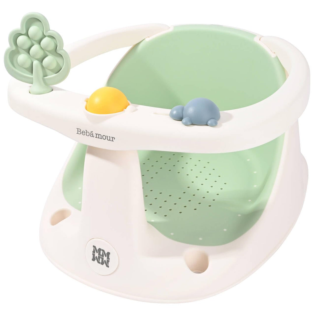 Bebamour Baby Badesitz 6 Monate+ Kind Badewanne Rutschfester 4 Green, 4 Green
