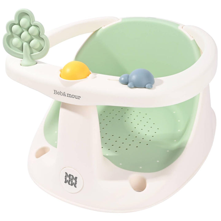 Bebamour Baby Badesitz 6 Monate+ Kind Badewanne Rutschfester 4 Green, 4 Green