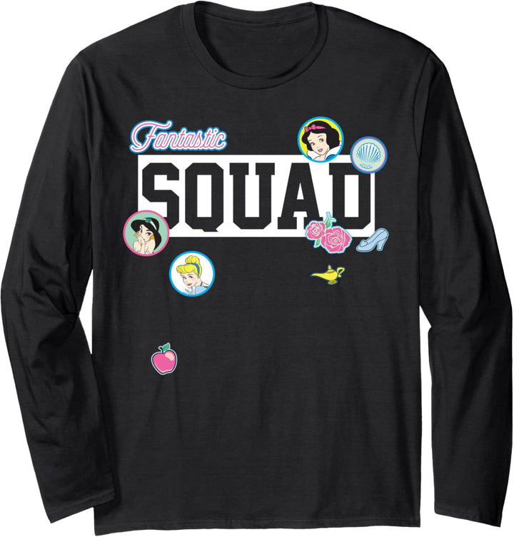Disney Princess Fantastic Squad Sticker Collage Langarmshirt