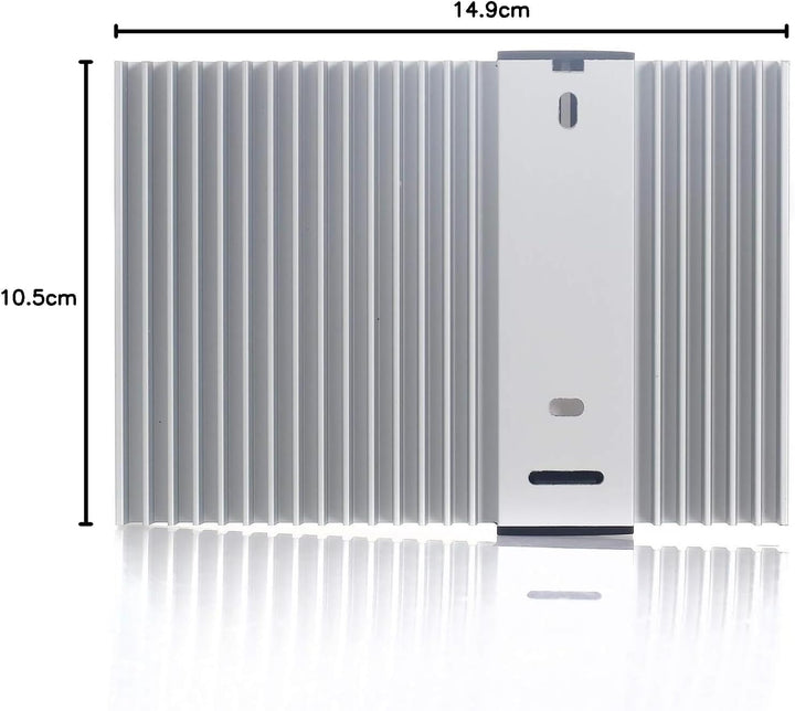 TUKA-i-AKUT 5st. Büro Türschild A6, Aluminium und Acryl Abdeckung, Büroschild zum selbst beschriften
