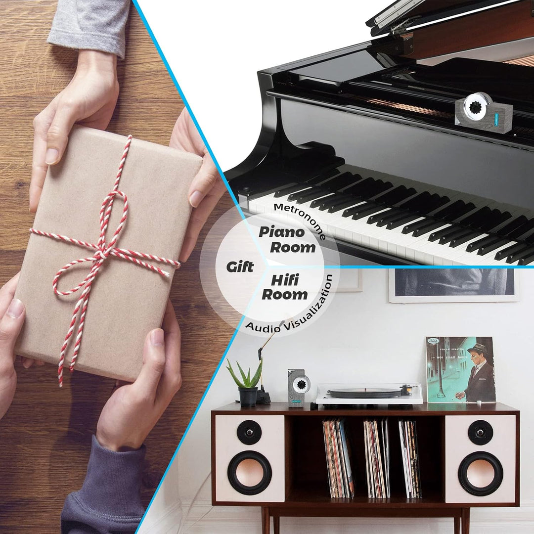 Sovenomund Dancing Ferrofluid with Music Rhythm, Ferrofluid Speaker Music Mate/Sound Partner, Ferrof