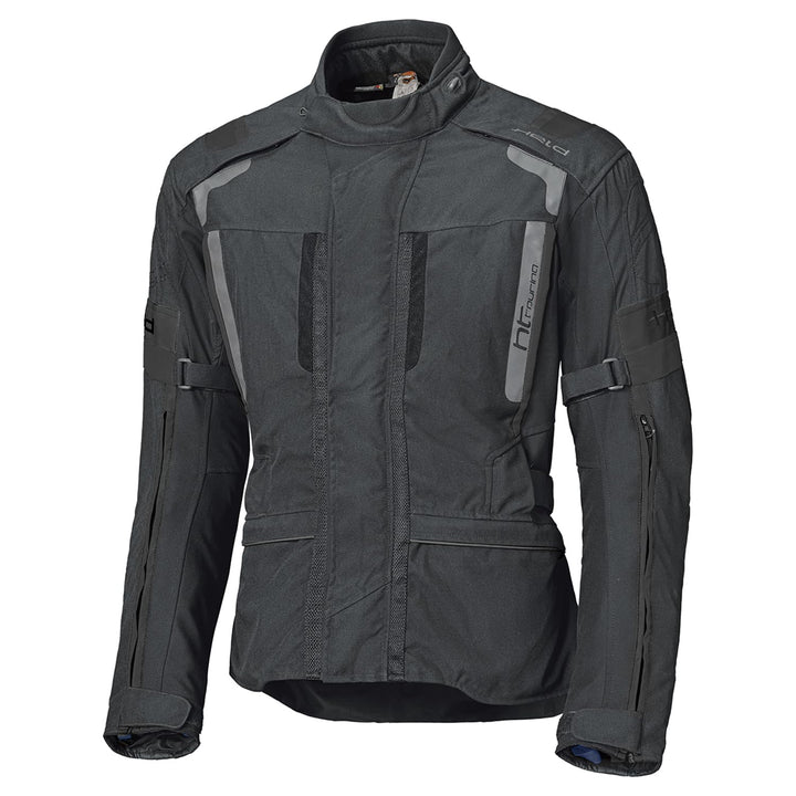 Held Motorradjacke mit Protektoren Motorrad Jacke 4-Touring II Textiljacke schwarz/rot 4XL, Herren,