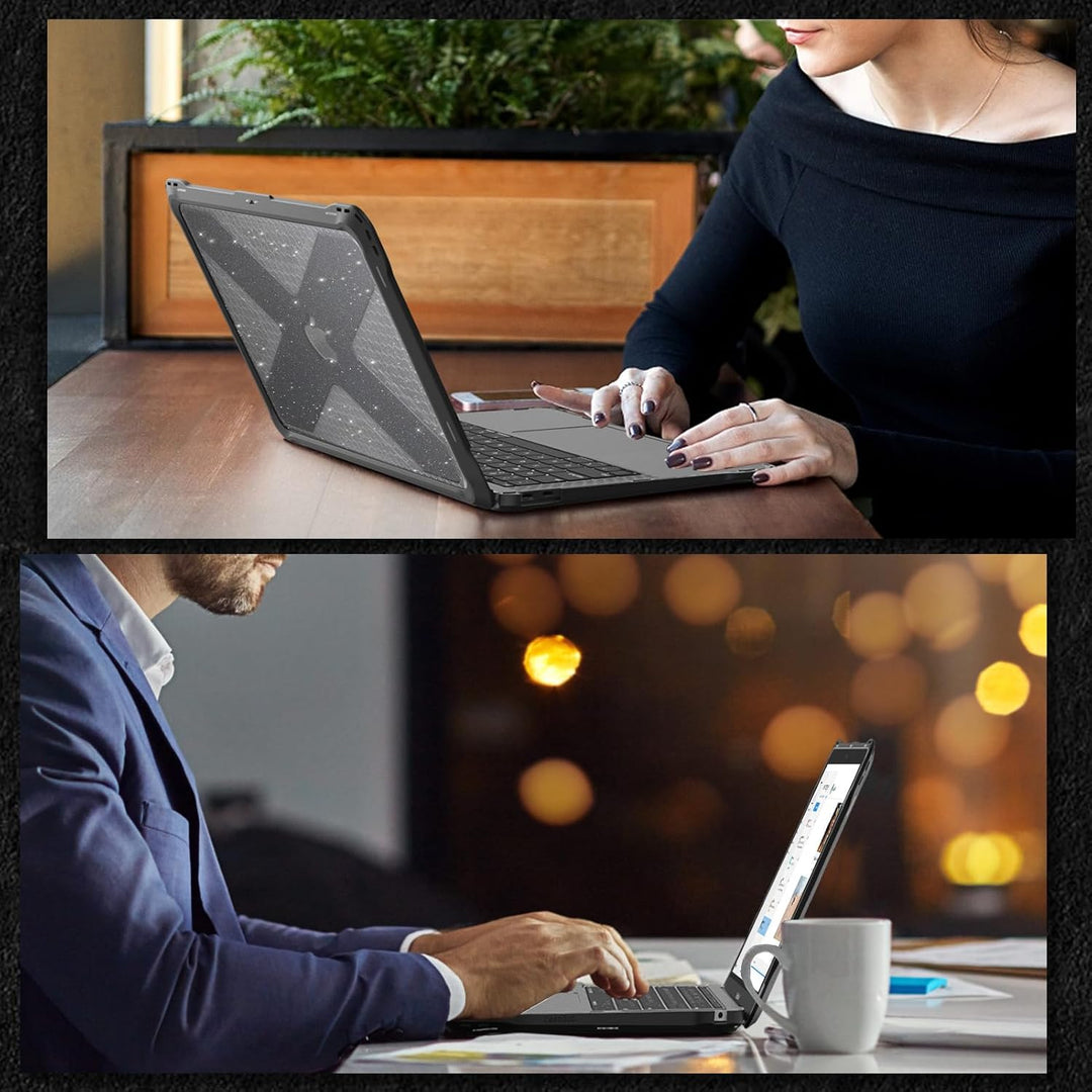 Fintie Hülle kompatibel mit MacBook Air 13 (2018-2020 Version) A2337(M1)/A2179/A1932, Ganzkörper-Rug